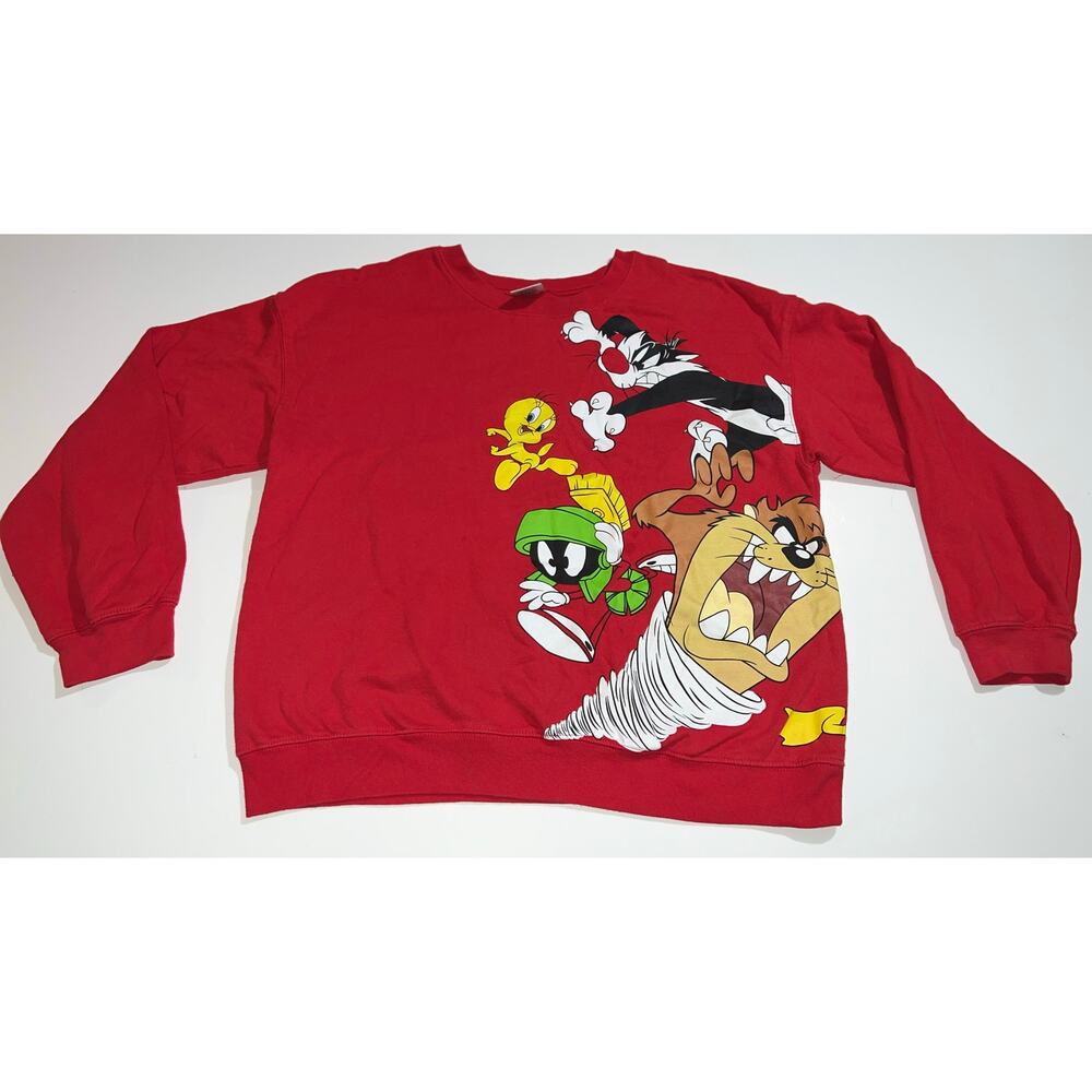 Looney tunes women’s red sweater